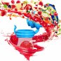 Biubee Baby Food Feeder-Silicone Teether Nibbler Fresh Fruits Vegetable Blue M