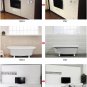 Peel and Stick 3D Wall Panels Wall Decor, White Brick Wallpaper 1Ft x 0.5Ft Samp