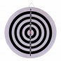 Wuudi Dart Board, Double-sided Flocking Dartboard with 6 Brass Darts(18 inches)