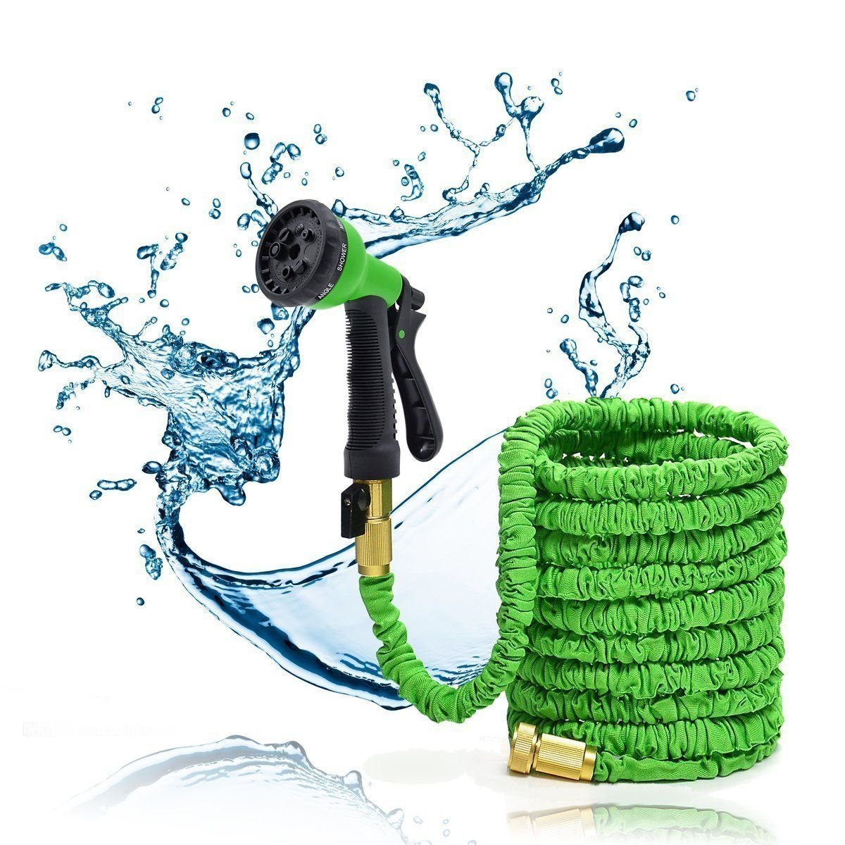 Green 50FT Stronger Double Latex Inner Tube Prevent Leaking Strongest