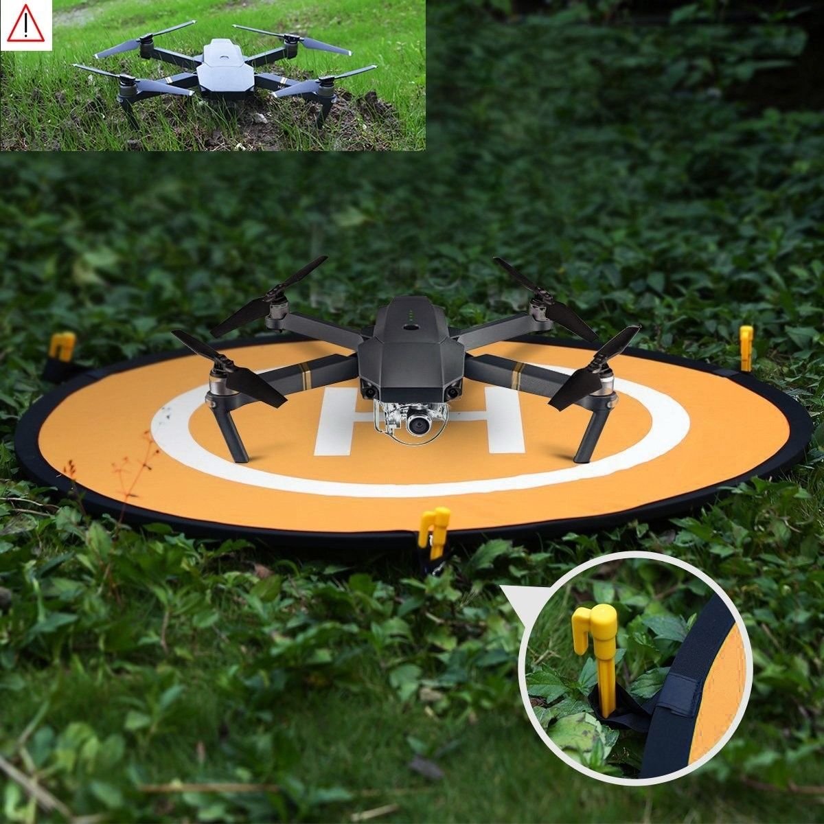 Drones Landing PadHomga Universal Waterproof D 75cm/30'' Portable Foldable Land