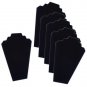 6 x Necklace Display Stand Black Velvet Jewelry Display Cards Organizer Neck Lot