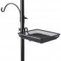 Garden Deluxe Bird Feeder Station Kit Stand Multi Tier W/ Bath 82" Above Ground