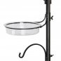 Garden Deluxe Bird Feeder Station Kit Stand Multi Tier W/ Bath 82" Above Ground
