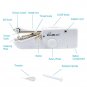 HAITRAL Handheld Sewing Machine Portable Quick Stitch Tool for Fabric, Clothing