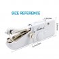 HAITRAL Handheld Sewing Machine Portable Quick Stitch Tool for Fabric, Clothing