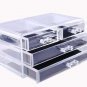 PMLAND Acrylic Jewelry Organizer,makeup storage, 4 Drawers acrylic, brush box