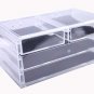PMLAND Acrylic Jewelry Organizer,makeup storage, 4 Drawers acrylic, brush box