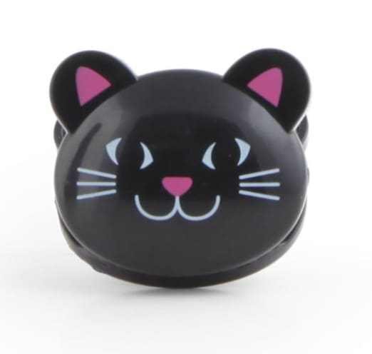 Kikkerland Black Cat / Kitty Bag Clips -Set of 6 Keep food fresh with cute clips