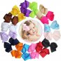 Hair Bows Lot Bow Tie Ribbon 6 Inch Alligator Clips Ties Girls Kids Baby Girl 20 pcs