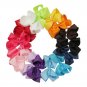 Hair Bows Lot Bow Tie Ribbon 6 Inch Alligator Clips Ties Girls Kids Baby Girl 20 pcs