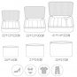 Hopsooken Travel Organizer Luggage Compression Pouches, Rose Travel case 6 pic
