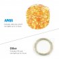 AMIR Solar Powered String Lights, 200 LED Copper Wire Lights, 72ft 8 Modes Starr
