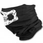 Motorcycle Face Masks (Pack of 2), Nuoxinus Black Seamless Skull Face Tube Mask,