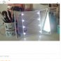 8 LED Lights Makeup Mirror 3 Folding Cosmetic Tabletop Beauty Vanity Mirror Adju