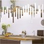 100 Piece Self-adhesive Tile 3D Mirror Wall Stickers Decal Mosaic Room Decoratio