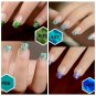 SaiDeng 12 Colors Powder Nail Art Glitter Rainbow Pigme Manicure Chrome Pigments