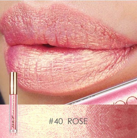 2017 Liquid Lipstick Hot Sexy Rose Colors Lip Paint Matte Lipstick Waterproof