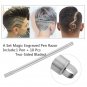 BellyLady 10 Pcs High Quality Stainless Steel Blades Hair Styling Eyebrows Beard