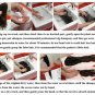 2017 WIG Ombre Fashion Medium Straight Middle Part Wine Red Women's Hair Wig new