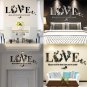 Stylish Removable 3D Leaf LOVE Wall Sticker Art Vinyl Decals Bedroom, home Decor