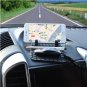 Car Dual Slots DIY Number Anti-skid Dashboard Pad Mat Holder Mount For Smartphon