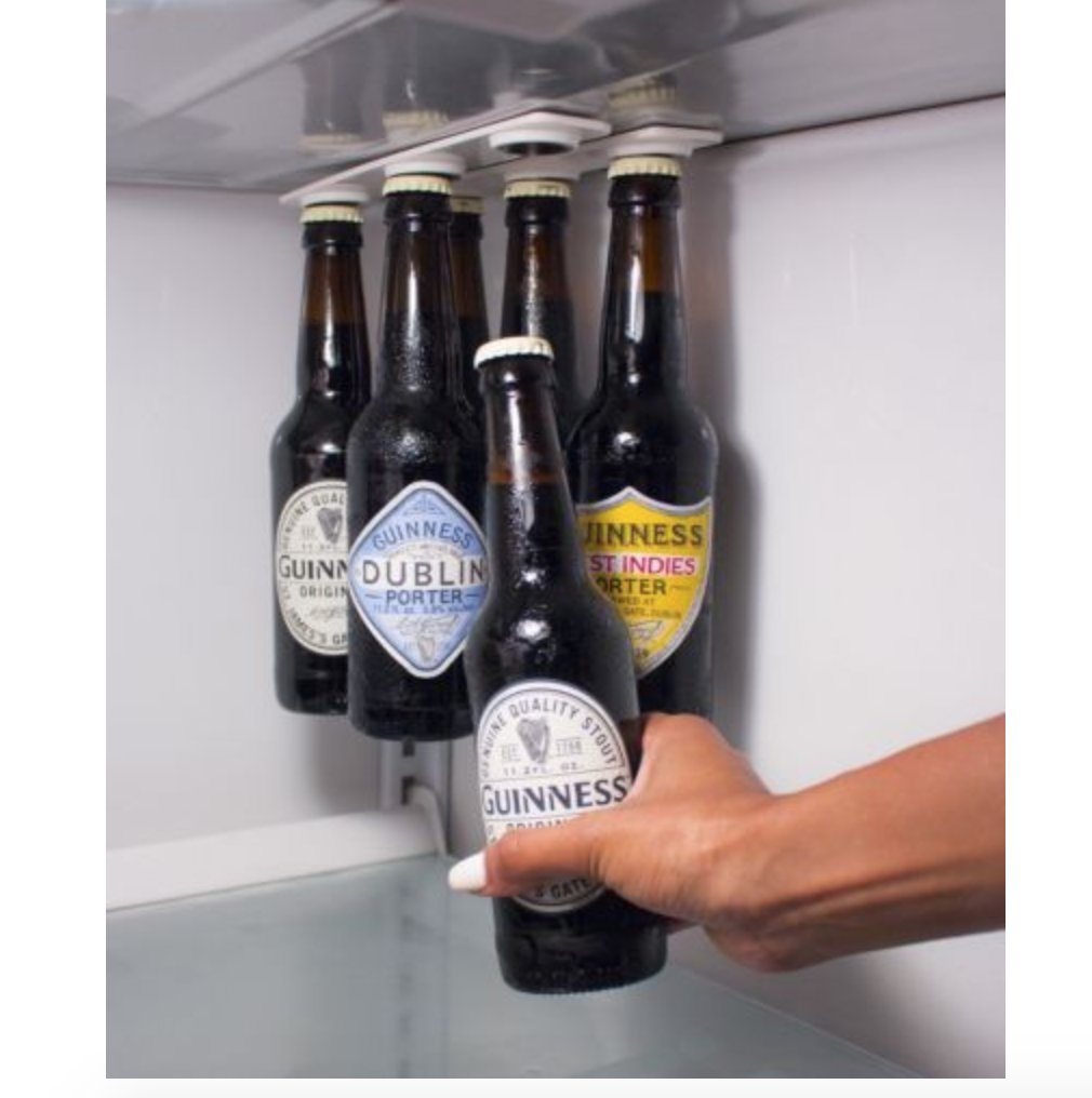 Magnetic Fridge Bottle Holder (For 6 Bottles)