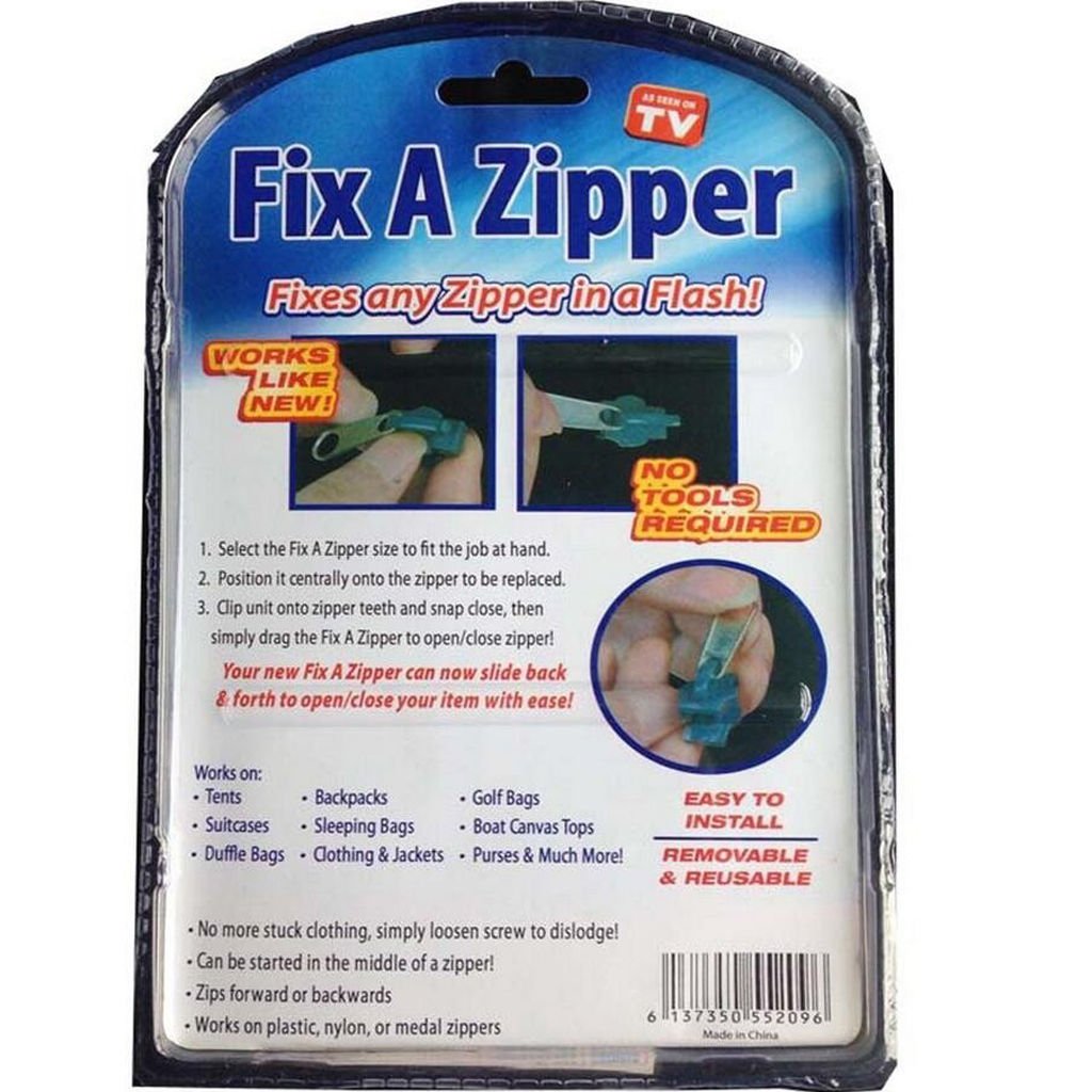 FIX A ZIPPER™ EASILY FIX YOUR BROKEN ZIPPER! AMAZINGLY FIXES BROKEN