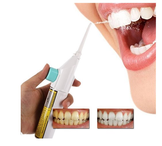 Portable Air Dental Hygiene Floss - Portable Jet Floss - Power Floss Water Jet