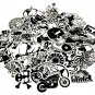 "Stickerbomb Set in Black and White" - 60 Piece Super Stack of Stickers!