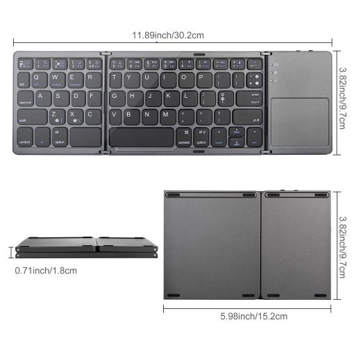 WIRELESS FOLDABLE KEYBOARD FOR SMARTPHONE