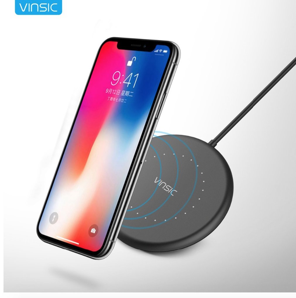 Qi Wireless Charger For X 8 8Plus Samsung Galaxy S6 / S7 / S8 Edge (Fast Shippi)