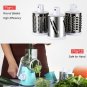 Round Mandoline Slicer Manual Vegetable Mandoline Cutter Slicer Julienne Round