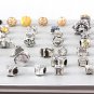 Bracelet Beads 50 pcs Mixed Random Pandora Charms Fashion Jewelry 8-10 mm Size