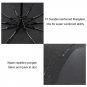 Automatic Travel Umbrella Auto Open Close Compact Folding Windproof Reverse Safe