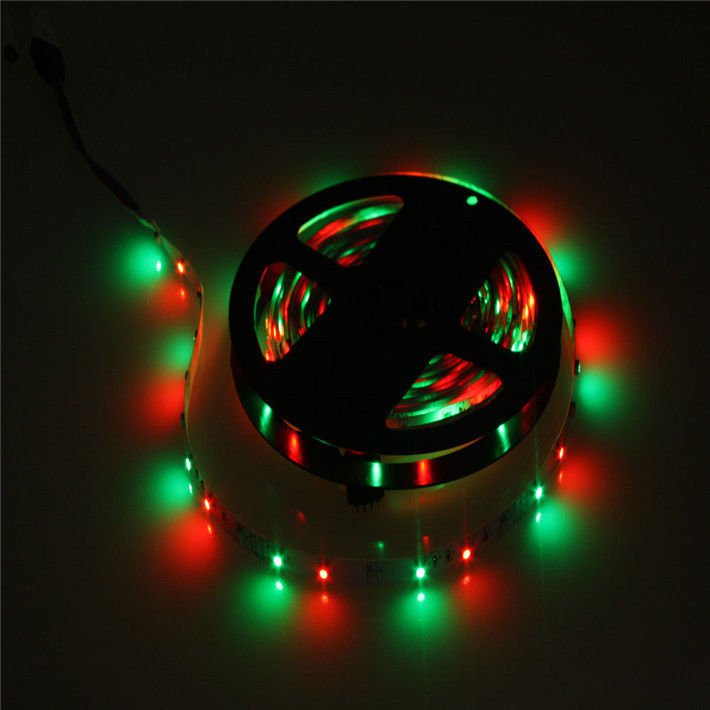 3528 RGB LED Strip Light 5M 300LED SMD+ 24Key IR Remote Super Flexible Led Light