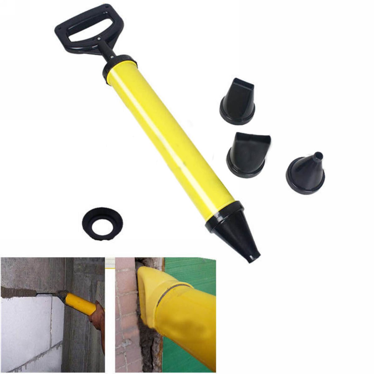 Cement Caulking Pump Stainless Steel Set Gun Sprayer Applicator Tool Grouting