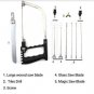 MultiSaw Pillowbread 11 in 1 Mental Mini Saw Hacksaw DIY Hand Saw for Wood Kit