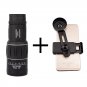 HD16X52 Zoom QX9 HD ZOOM PREMIUM LENS 66/800mm Adjustment Optic Lens Monocular