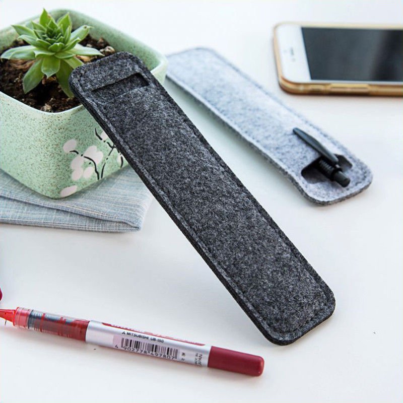 Pouch Pen Holder Case Pencil Felt Small Single Pencil Case Bags Ballpoint Pens