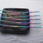 Rainbow Food Grade Mirror Polished Stainless Steel Chopsticks 24cm Tableware New