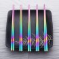 Rainbow Food Grade Mirror Polished Stainless Steel Chopsticks 24cm Tableware New