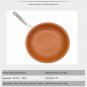 Non Stick Pan Copper Frying Ceramic Coating Induction cooking Great Oven Healthy