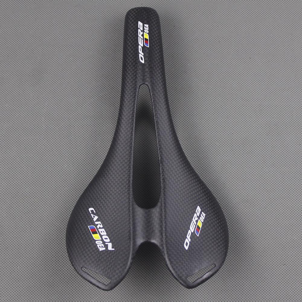 Bicycle Saddle Carbon Fiber Road Bike Carbon Saddle Seat Mat Glossy Cushion New