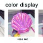 Bag Shell Holographic Laser Shape Clutch Handbag Purse Sea Metallic Shaped Women
