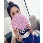 Bag Shell Holographic Laser Shape Clutch Handbag Purse Sea Metallic Shaped Women