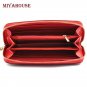 Purse Women Long Leather Genuine Wallet Clutch Card Holder Money Zipper Fashion