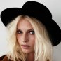 Flat Top Wool Boater Women Pork Pie Wide Hat Hats Men Brim Fedora S Sailor New