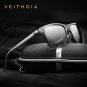Veithdia Retro Sunglasses Polarized Tr90 Vintage Unisex Mirror Aluminum Aviator