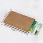Men Leather Wallet Card Holder Mini Business Credit Ld Pocket Bag Purse New Faux